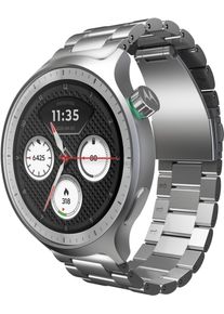 Motorola Smartwatch "moto watch", silber, matte silber, 3,6 &Prime;, wechselbar, Smartwatches, Smartwatch