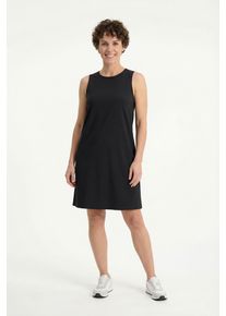 Sommerkleid Jack Wolfskin "TRAVEL DRESS W", Damen, Gr. XXL (48), N-Gr, schwarz, Obermaterial: 100% Polyester, Kleider Sommerkleid