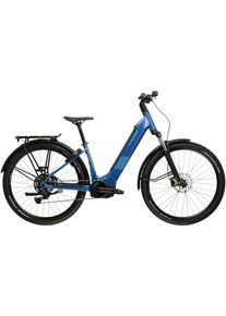E-Bike KROSS "Influx Hybrid SUV 2.0 16,7Ah / BOSCH 600 Wh 29" blau 9 G&auml;nge 2026" Gr. 46, blau, schwarz, Elektrofahrr&auml;der, 46cm, 29 Zoll (73,66cm), E-Bike, BOSCH PERFORMANCE LINE PX 36 V/250 W, Mittelmotor