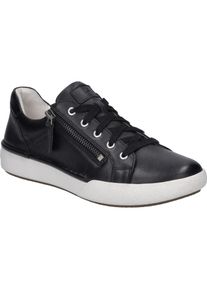 Sneaker Josef Seibel "Claire 03, schwarz", Damen, Gr. 41, schwarz, Obermaterial: 100% Rindsleder Leather cow., Schuhe Sneaker