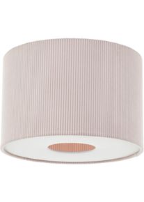 Deckenleuchte "Kathleen", beige, 1, &Oslash; 35cm H: 24cm, 1 Stk., LeGer Home by Lena Gercke, Leuchten, Cordstoff, &Oslash; 35 cm, E27, beige, Deckenleuchte