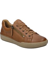 Sneaker Josef Seibel "Claire 13, camel", Damen, Gr. 42, braun (camel), Obermaterial: 100% Rindsleder Leather cow., Schuhe Sneaker