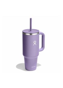 Thermobecher Hydro Flask "All Around Travel Tumbler in den Gr&ouml;&szlig;en 24 oz/ 32 oz / 40 oz", moonshadow, H:32,13cm, Edelstahl, Trinkgef&auml;&szlig;e, Thermobecher, Thermo Cup mit Strohhalm, 709 ml/ 946 ml/ 1182 ml