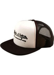 Troy Lee Designs Repeat Trucker Snapback, capuchon , couleur: Noir/Blanc , taille: Taille unique