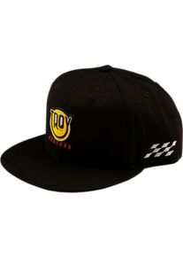 Troy Lee Designs Happy Dayz Flat Bill Snapback, capuchon , couleur: Noir , taille: Taille unique