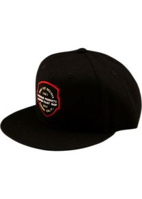 Troy Lee Designs Imprint Flat Bill Snapback, tappo , colore: Nero , dimensione: Taglia unica