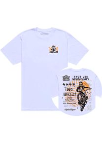 Troy Lee Designs Friday Night, t-shirt , couleur: Blanc , taille: L