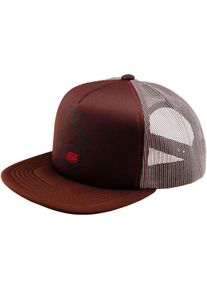 Troy Lee Designs Peace Out Trucker Snapback, CAP , farve: Brun/Gr&aring; , st&oslash;rrelse: En st&oslash;rrelse