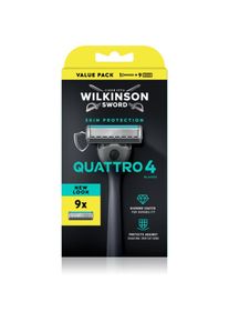Wilkinson Sword Quattro shaver + spare blades 5 pcs