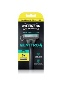 Wilkinson Sword Quattro shaver + spare blades 9 pcs