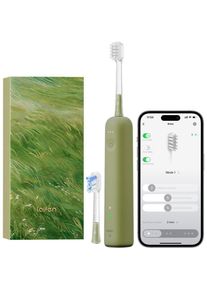 Laifen Wave Special electric toothbrush + 2 replacement heads Green 1 pc