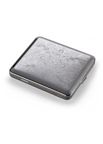 Cigaretetui af st&aring;lplade