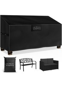 Kingsleeve Abdeckplane Gartenbank Anthrazit 134x66x63/89cm 9100mm Wassers&auml;ule
