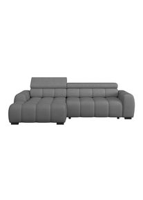 M&Ouml;BELIX M&ouml;belix , Anthrazit , Textil , Ottomane links, L-Form , 285x168 cm , Stoffauswahl, R&uuml;cken echt, elektrischer Sitzvorzug , Wohnzimmer, Sofas & Couches, Wohnlandschaften, Ecksofas