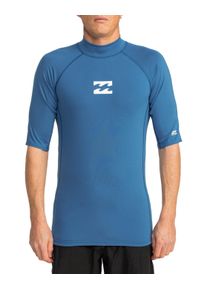 Rash Guard Billabong "Waves All Day", Herren, Gr. M, blau (dunkelblau), Obermaterial:85% Microfaser, 15% Elasthan;, Shirts Rash Guard