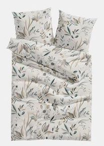 bonprix Lenjerie de pat din linou, bej, 1x 80/80 cm, 1x 135/200 cm