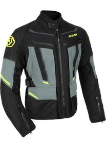 ARMR Kumaji 3.0 WP, textile jacket waterproof , color: Black/Grey/Neon-Yellow , size: XXL