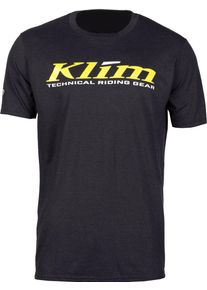 Klim K Corp, t-shirt b&oslash;rn , farve: sort/gul , st&oslash;rrelse: M