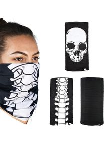 Oxford Comfy Skeleton, multifunctional headwear , color: Black/White , size: One Size