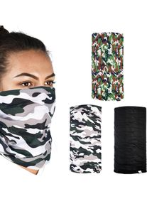 Oxford Comfy Camo, multifunctional headwear , color: Black/Green/White/Brown , size: One Size