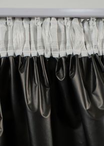 Rideau panneau occultant avec revers noir opaque (1 pce) - vert - taille 145x135 cm - bonprix