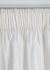 Rideau en coton (1 pce) - blanc - taille 145x110 cm - 100% coton - bonprix