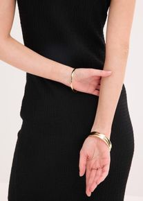 Lot de 3 bracelets joncs - or - taille Onesize - bonprix