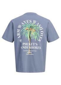 T-shirt JJ REBEL 100% coton - violet - taille 60/62 (XXL) avec coton - bonprix