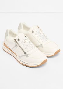 Sneakers Tom Tailor avec zip - blanc - taille 39 - bonprix