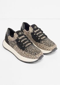 Sneakers Tom Tailor avec d&eacute;tails brillants - noir - taille 36 - bonprix