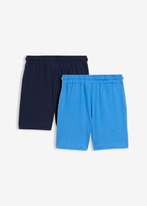 Lot de 3 bermudas en jersey 100% coton - bleu - taille 92 avec coton - bonprix