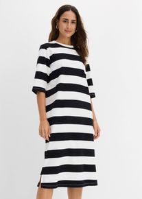 Robe en jersey interlock &eacute;pais - noir - taille 50/52 (XL) - 100% coton - bonprix