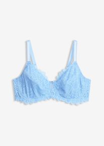 Soutien-gorge minimiseur d&eacute;tail dor&eacute; - bleu - taille 115C - bonprix