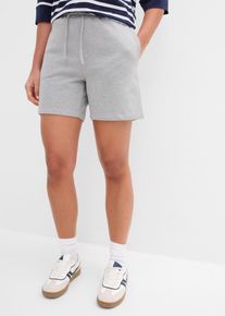 Short en sweat 100% coton - gris - taille 38/40 (S) - 100% coton - bonprix