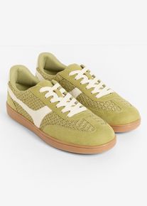 Sneakers au look r&eacute;tro - vert - taille 39 - bonprix
