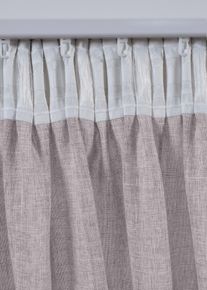 Voilage - marron - taille 145x135 cm - bonprix