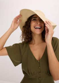 Chapeau de paille en fibre de papier - beige - taille 3 (M) - bonprix