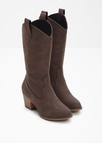 Bottes esprit santiags - marron - taille 40 - bonprix