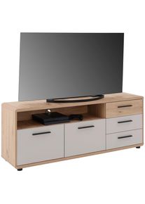 M&Ouml;BELIX M&ouml;belix , Kaschmir, Eiche Artisan , Holzwerkstoff , 3 Schublade(n) Schubladen , 150x60x38 cm , Wohnzimmer, TV-M&ouml;bel, TV- & Lowboards