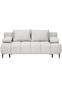 Mid.you , Grau , Textil , F&uuml;llung: Hohlfaser,Hohlfaser , 204x90x95 cm , Liegefunktion , Wohnzimmer, Sofas & Couches, Sofas, 2er Sofas