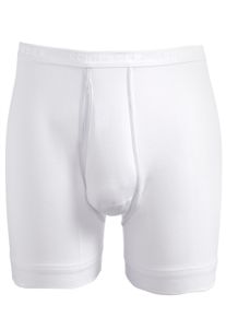 Schiesser Heren Boxershort in wit ,maat 6, Witt, 100% Katoen