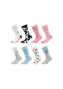 Socken Camano, M&auml;dchen, Gr. 31-34, bunt (pink icing), Baumwollmischung, gemustert, normal, Socken Socken, verschiedene Designs, Mutlipack