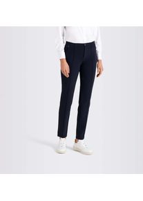 Stretch-Hose MAC "ANNA", Damen, Gr. 44, L&auml;nge 28, blau (dunkelblau), Web, Obermaterial: 89% Polyamid, 11% Elasthan, kn&ouml;chellang, Hosen Stretch-Hose