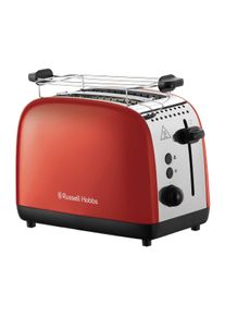 Russell Hobbs Toaster "Colours Plus 26554-56", rot, B:28,4cm H:23,3cm T:15,6cm, Toaster, Toaster