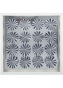 Leinwandbild Gilde "Bild quadratisch Ciclo", schwarz-wei&szlig; (farbe rahmen: wei&szlig;, farbe bild(er): schwarz, wei&szlig;), B:60cm H:60cm T:6,5cm, Kunststoff, Bilder, Leinwandbild