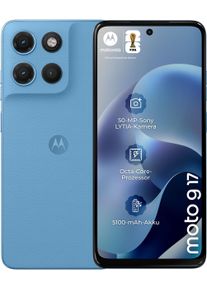 Motorola Smartphone "moto g 17", Energieeffizienz: A, pantone alaskan blau, 128 GB, Mobiltelefone, Smartphone