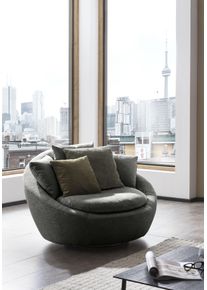 Drehsessel Trendmanufaktur "Maui, inklusive 2 R&uuml;ckenkissen und 1 Zierkissen, moderne Optik", grau (smoked pearl), B:130cm H:80cm T:112cm, 100% Polyester, Sessel, Drehsessel, Sessel mit Drehfunktion, frei im Raum Stellbar, XXL Sessel