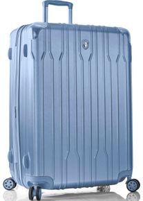 Hartschalen-Trolley Heys "Xtrak, in verschiedenen Farben und Gr&ouml;&szlig;en", Damen, Gr. B/H/T: 53cm x 76cm x 30cm 127 l, blau (icy blau), Polycarbonat-Verbundwerkstoff, festlich, Koffer Hartschalen-Trolley, Heys Handgep&auml;ck-Koffer TSA Schloss Volumenerweiterung