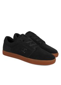Skateschuh DC Shoes "Crisis 2", Herren, Gr. 6,5(38,5), grau (grau, gum), Obermaterial:Obermaterial: Leder [Kuh] / Futter: Textil / Au&szlig;ensohle: Gummi;, Schuhe Skateschuh