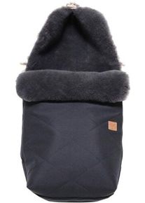 Kaiser Natura Lammfell Fu&szlig;sack | schwarz